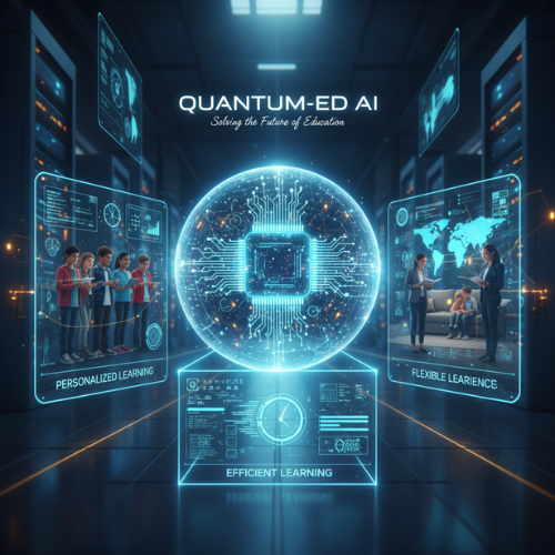 Quantum-ED AI Illustration